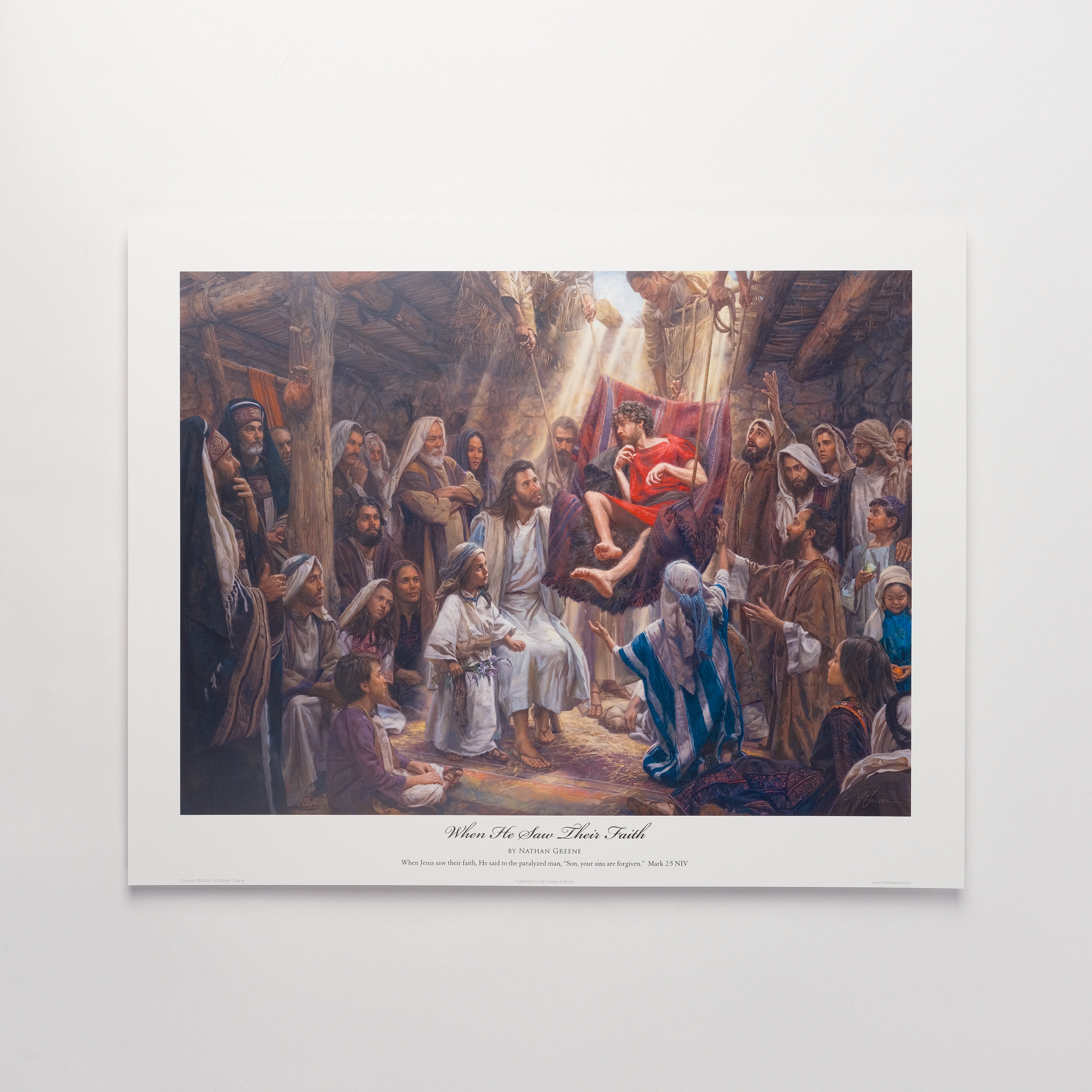 When He Saw Their Faith (20x16) – Hart Classic Editions - Main Image