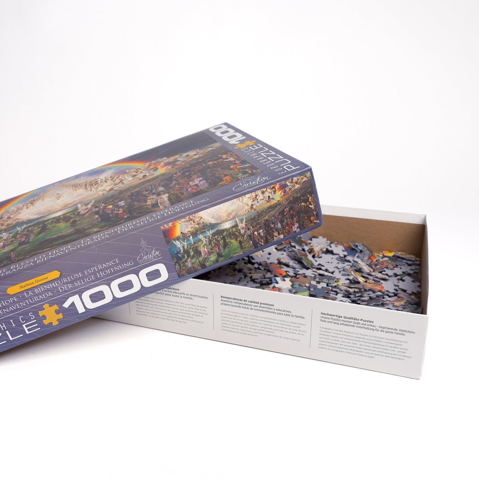 希少 ジグソーパズル 1000ピース キリチーズ フランス Nathan The Blessed Hope Puzzle (1000) – Nathan Greene Art