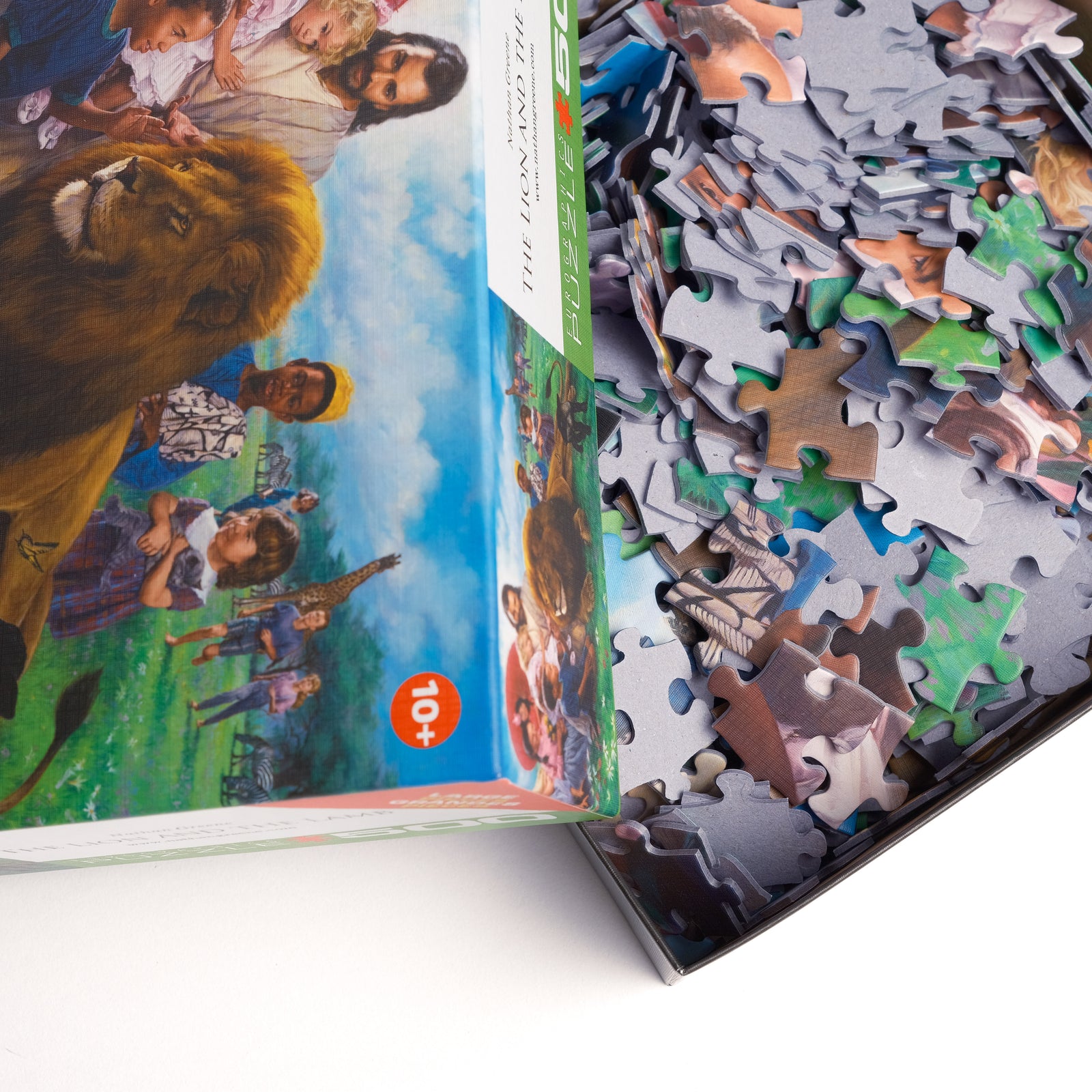 The Lion and the Lamb Puzzle (500) – Nathan Greene Art